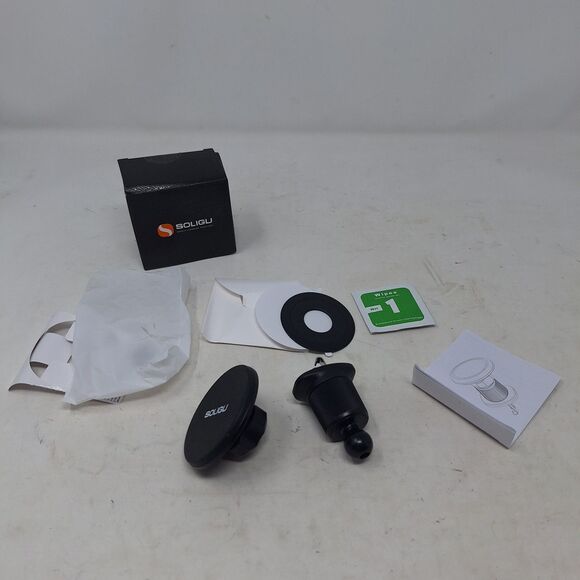 Soligu Universal Magnetic Phone Holder Cradle Car Mount Adjustable Magnetic - Picture 1 of 7